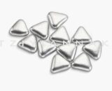 Sladkorne perlice srebrne trikotniki cca1,2cm 25g
