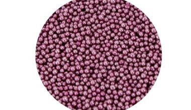 Sladkorne roza perlice 2mm 25g