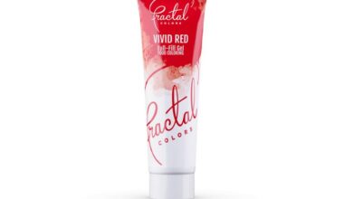 Fractal gel jedilna barva v gelu VIVID RED 30g