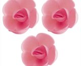 Wafer ružica roza 4cm