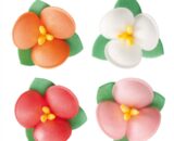 Wafer cvjetići sa listom 4cm 100/1