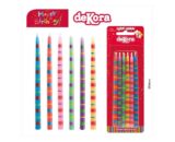 Rođendanske svjećice FUNNY COLORS 13cm 12/1