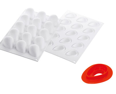 Silikonski kalup FRAGOLA 30 N.15 48x37 H33mm + rezać