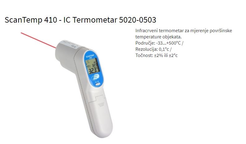 ScanTemp 410 - IC Termometar 5020-0503