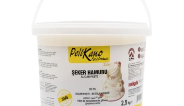 Pelikano šećerna masa za prekrivanje žuta 2,5kg