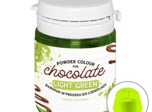 Boja u prahu za čokoladu 20g svijetlo zelena