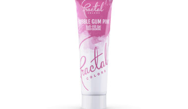 Fractal gel jedilna barva v gelu BUBBLE GUM PINK 30g