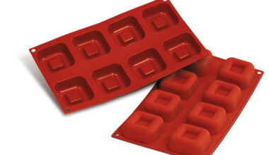 Silikonski kalup Nr.8 BIG SQUARE SAVARIN 65X65mm h26mm SF082