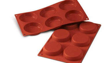 Silikonski kalup SF047 6 FLAN MOULD fi80mm H18mm