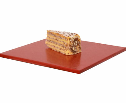 Cake board rdeči debelina 10mm 25x25