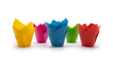 Tulipan košarice COLORI MISTI 150X50 260/1, CRVENA