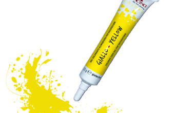 Saracino jedilna gel barva 20g YELLOW