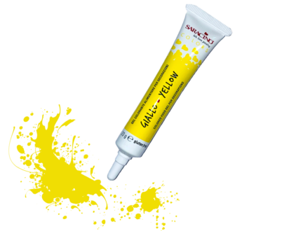 Saracino jedilna gel barva 20g YELLOW
