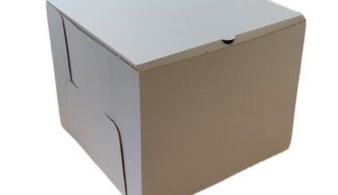 Kartonska škatla za torto 30x30x25, bela