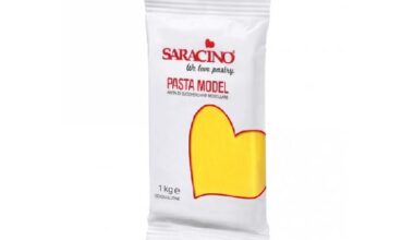 SARACINO masa za modeliranje rumena 250g