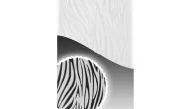 Odtisna šablona BOLD ZEBRA dizajn 150x305mm