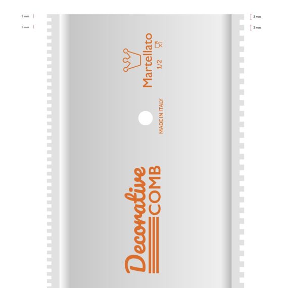 Okrasno kombinirano strgalo 70cm PD1/2 - slika 2