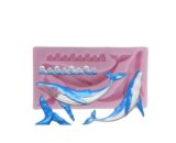 Silikonski kalup kiti in valovi 12x6,5cm