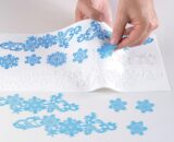 Silikonska matrica TRD18 SNEŽINKE 400X200mm