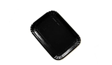 Pladenj črni 5E=4S 29x20cm 150kom