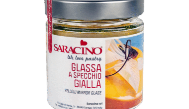 Saracino mirror glaze ŽUTI 350g