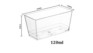 Desertni kozarčki 904045-6 120ml 90x40mm H45mm 25/1