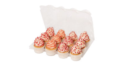 Škatle za cupcake plastične 3/1 12 položajev