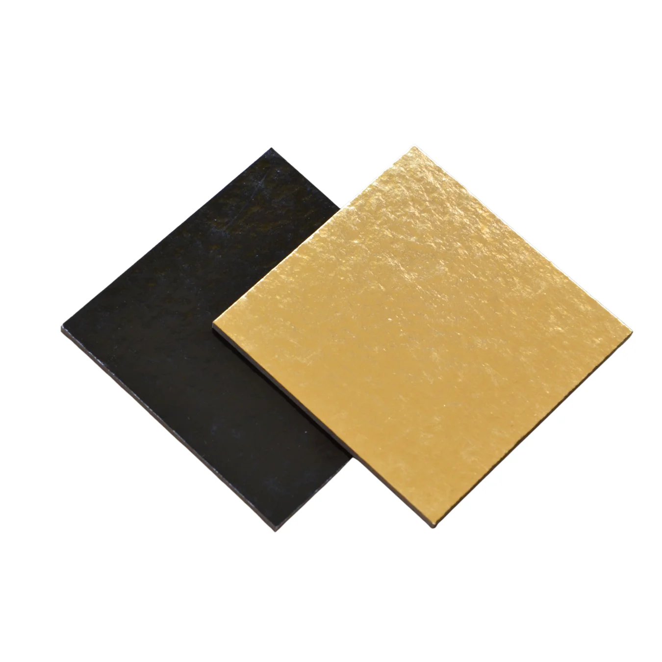 Kartonski podmetač zlatno/crni debljine 3mm 39,5x39,5cm 25/1