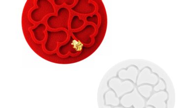 Silikonski kalup MINI LOVER DECOR set 6 mats TD05 fi60mm h2mm