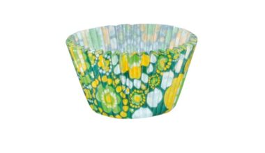 Košarice za pečenje Flower Point fi3,7cm h2,9cm zelena 100/1