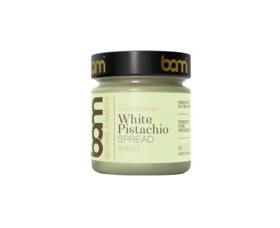 BAM pistacijev namaz z belo čokolado 200g
